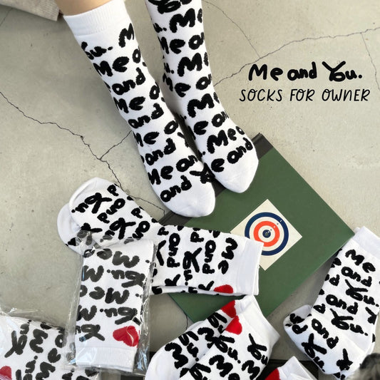 【2023AW】Me and You. Socks for owner / ソックス for owner