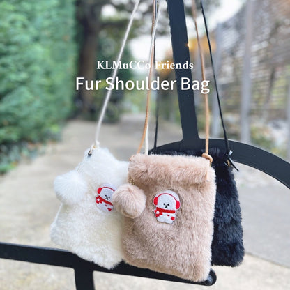 【即納】Fur Shoulder Bag / ファーショルダーバッグ