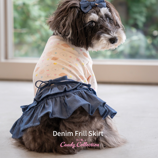 【即納】Denim Frill Skirt / デニムフリルスカート