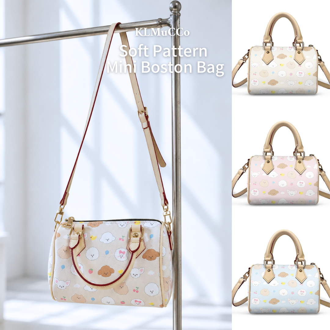 【予約商品】"KLMuCCo" Soft Pattern Mini Boston Bag / ソフトパターンミニボストンバッグ