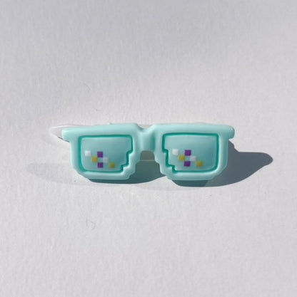 【即納】Mosaic Glasses Hair Pin / モザイクグラスヘアピン