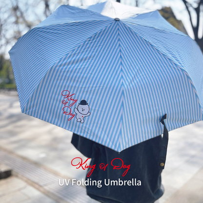 【即納】"King Of Dog" UV Folding Umbrella / 「King Of Dog」晴雨兼用折りたたみ傘