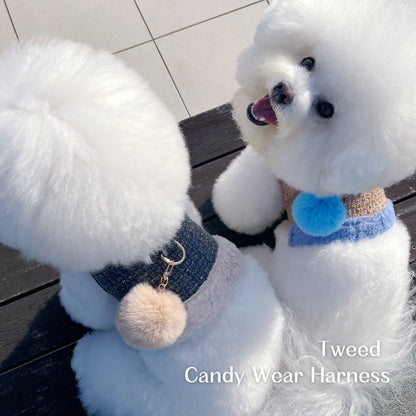 【Candy Series / 即納】Tweed Candy Wear Harness / ツイードキャンディウェアハーネス