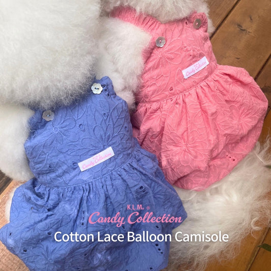 【Candy Series / 即納】Cotton Lace Balloon Camisole / コットンレースバルーンキャミ
