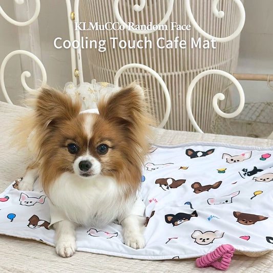【 即納】"KLMuCCo" Random Face Cooling Touch Cafe Mat / クーリングタッチカフェマット