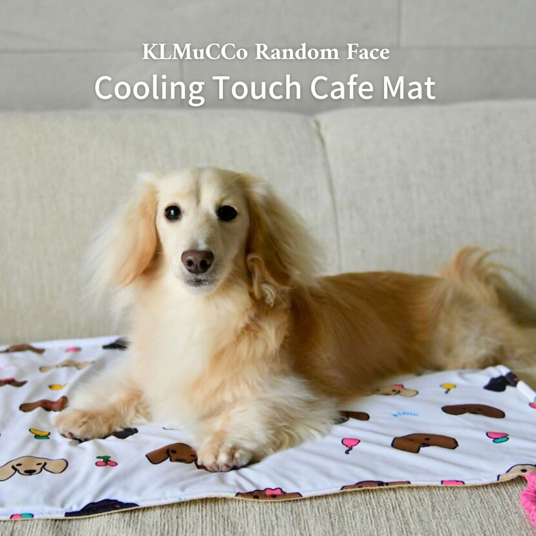 【 即納】"KLMuCCo" Random Face Cooling Touch Cafe Mat / クーリングタッチカフェマット
