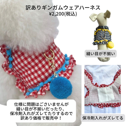 【訳あり品】Pop Gingham Wear Harness / ポップキンガムウェアハーネス
