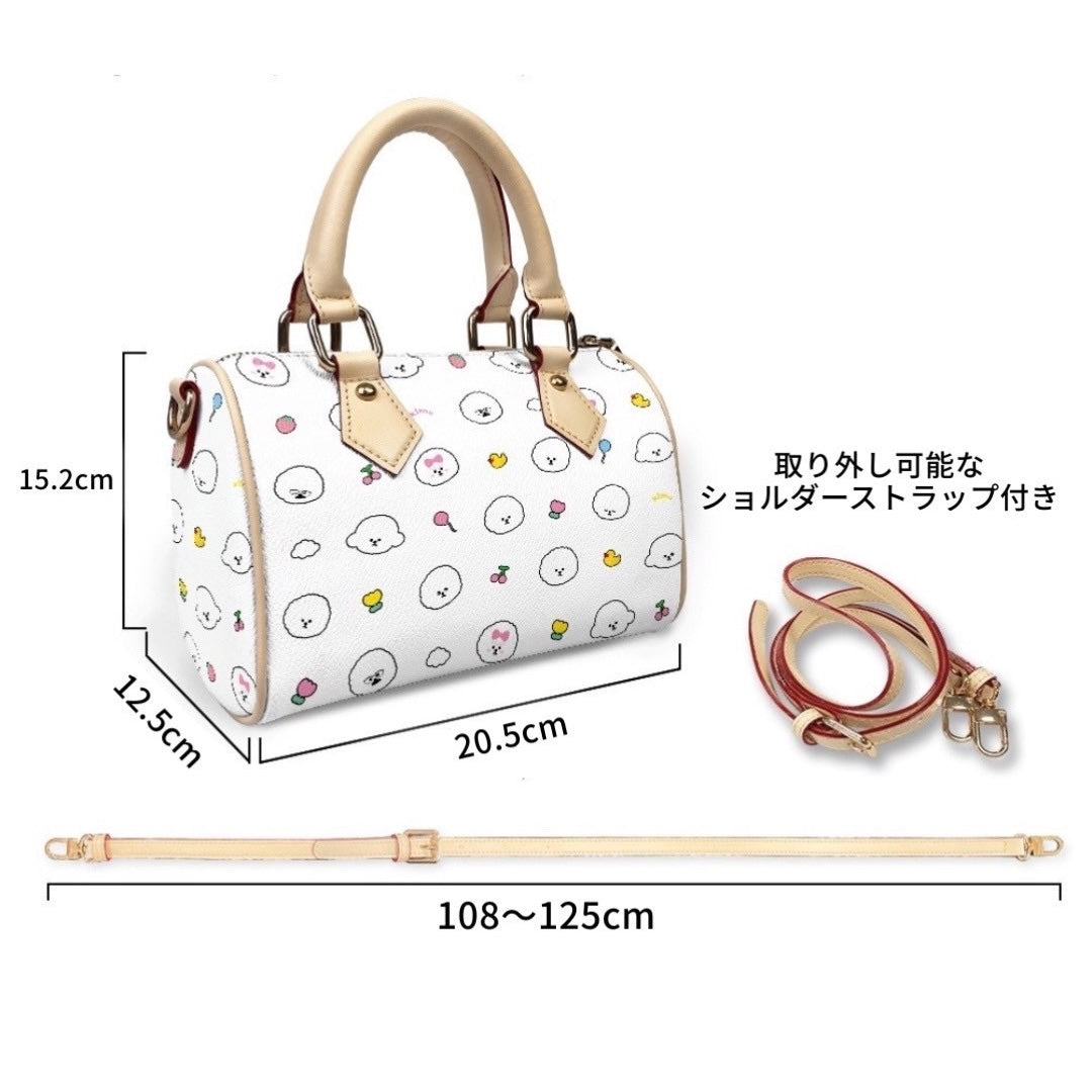 【 予約商品】"KLMuCCo" Random Face Mini Boston Bag / ランダムフェイスミニボストンバッグ