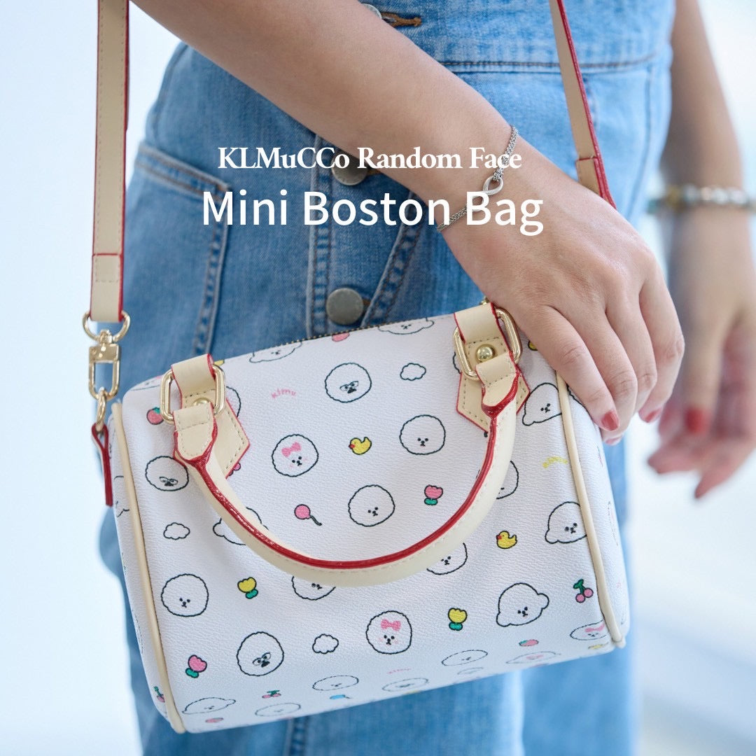 【 予約商品】"KLMuCCo" Random Face Mini Boston Bag / ランダムフェイスミニボストンバッグ