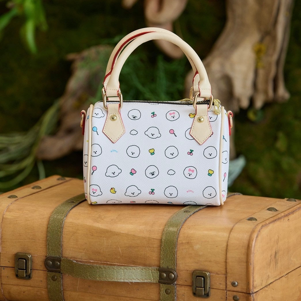 【 予約商品】"KLMuCCo" Random Face Mini Boston Bag / ランダムフェイスミニボストンバッグ