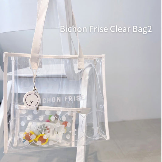 Bichon Frise Clear Bag 2 / ビションフリーゼクリアバッグ２
