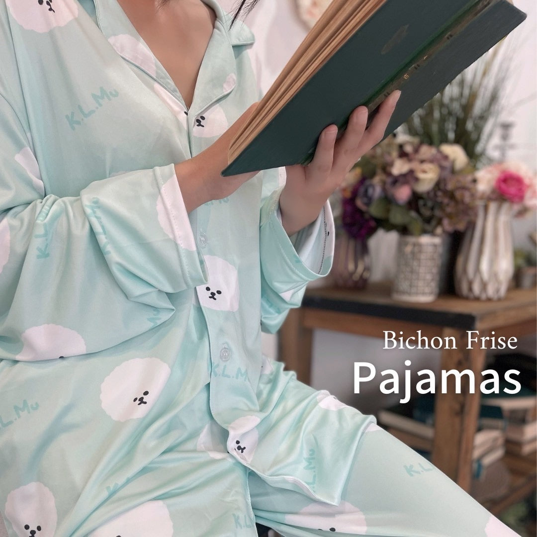 【Pre-Order】Bichon Frise Pajamas  / ビションフリーゼパジャマ