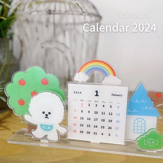 【New】"KLMuCCo" Calendar 2024 / くるむっ子カレンダー2024