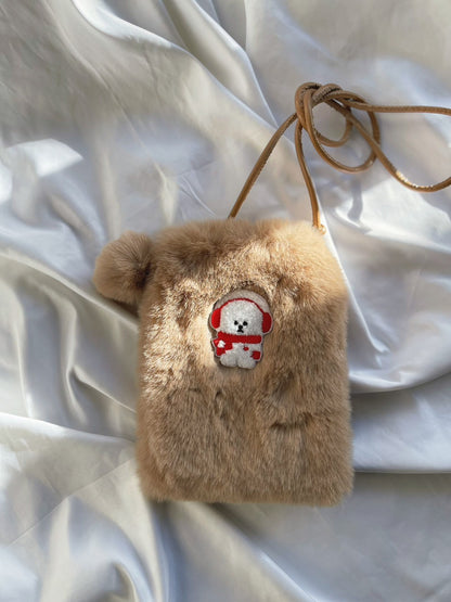 【即納】Fur Shoulder Bag / ファーショルダーバッグ