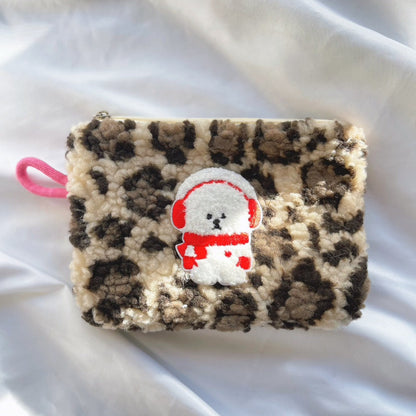 【即納】Color Fur Pouch / カラーファーポーチ