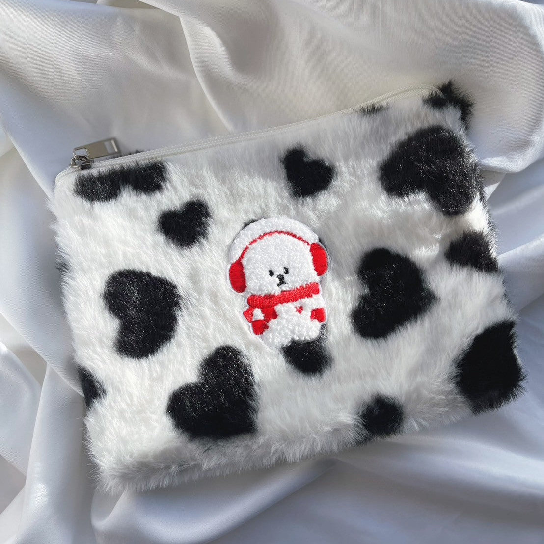 【即納】Color Fur Pouch / カラーファーポーチ