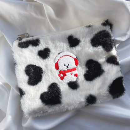 【即納】Color Fur Pouch / カラーファーポーチ