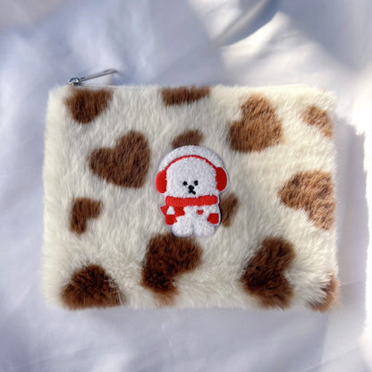 【即納】Color Fur Pouch / カラーファーポーチ