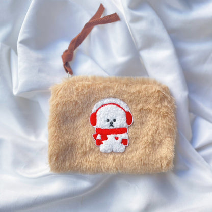 【即納】Color Fur Pouch / カラーファーポーチ