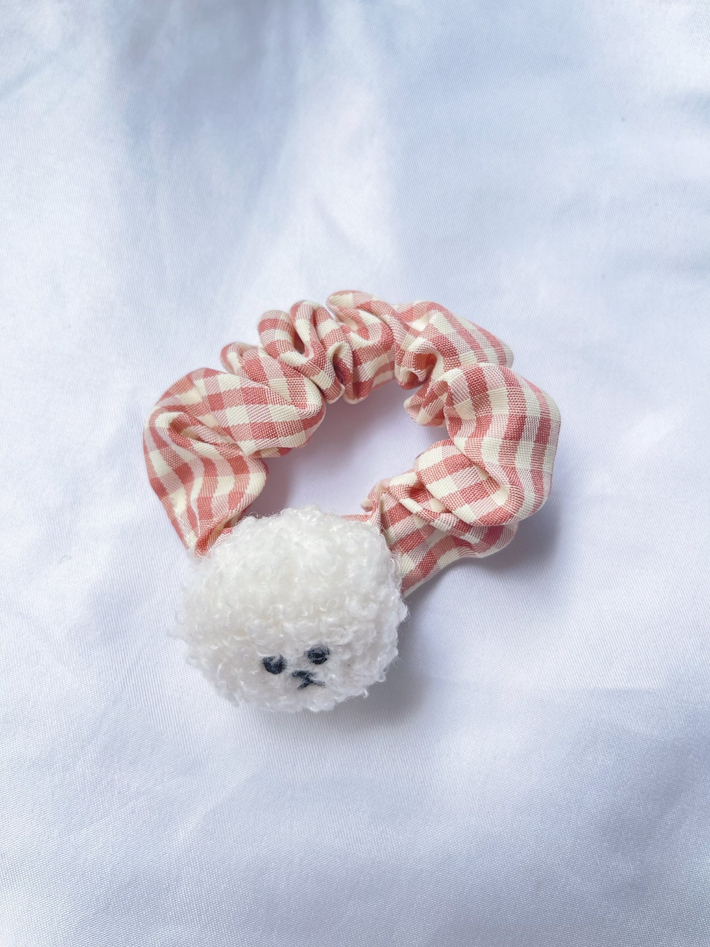 【即納】Mr. Klmu's Gingham Hair Tie / くるむくんギンガムミニシュシュ