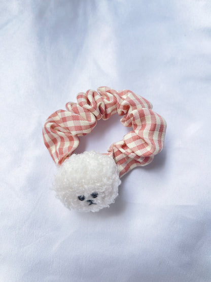 【即納】Mr. Klmu's Gingham Hair Tie / くるむくんギンガムミニシュシュ