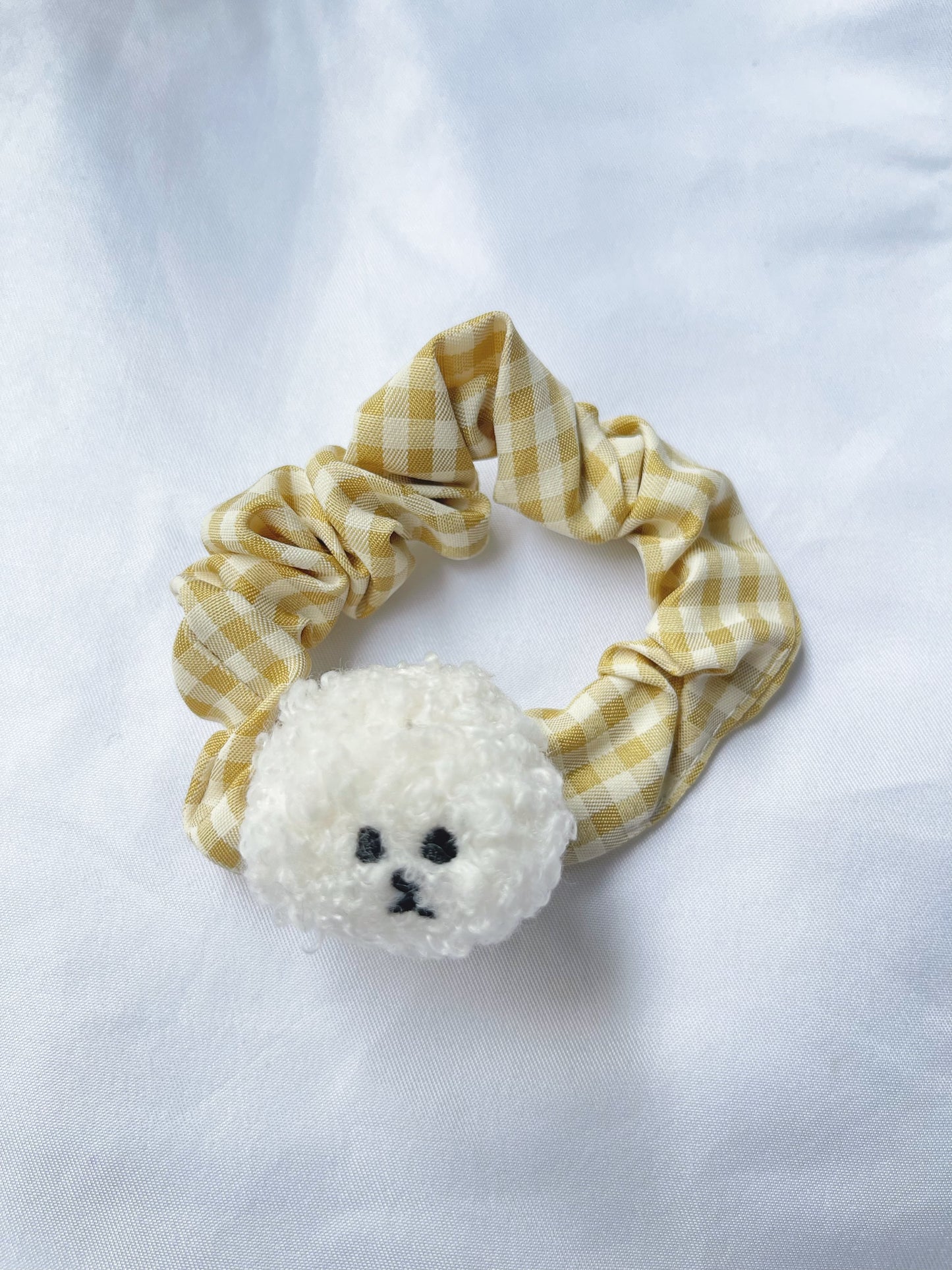 【即納】Mr. Klmu's Gingham Hair Tie / くるむくんギンガムミニシュシュ