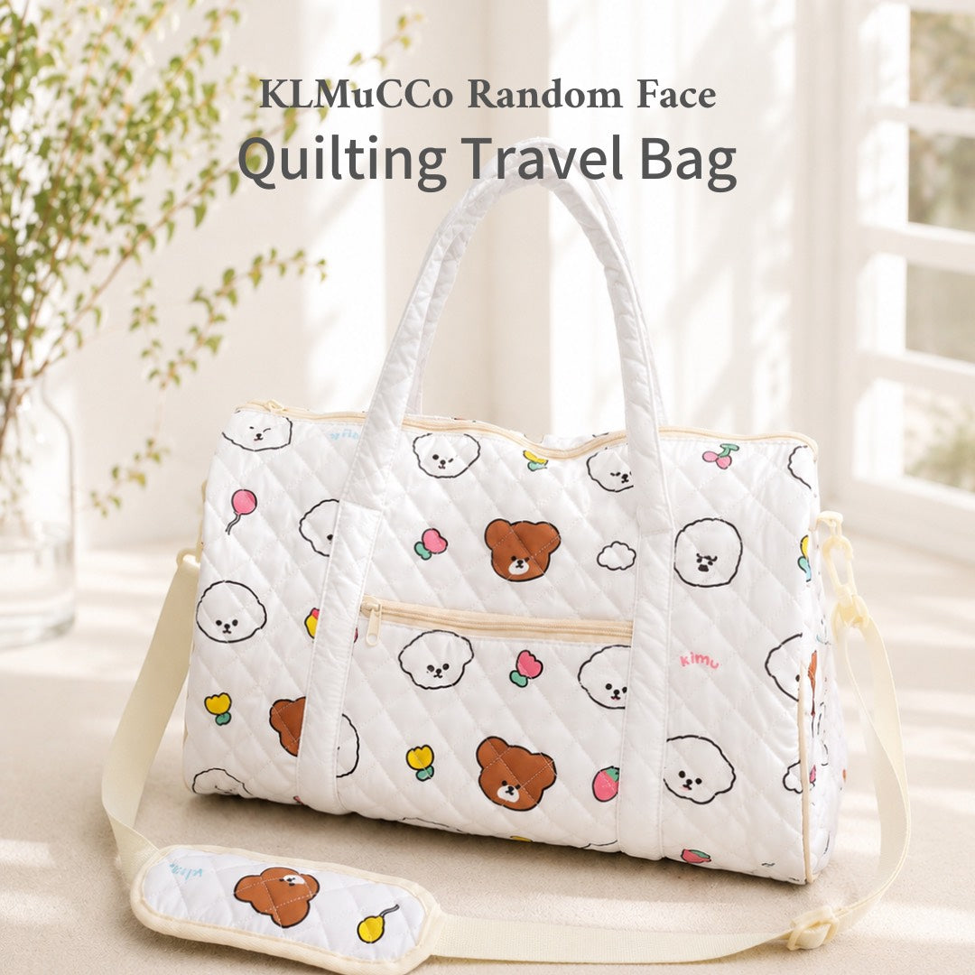 【予約商品】Random Face Quilting Travel Bag / ランダムフェイスキルティングトラベルバッグ