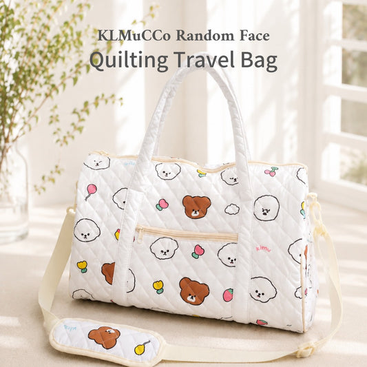 【予約商品】Random Face Quilting Travel Bag / ランダムフェイスキルティングトラベルバッグ