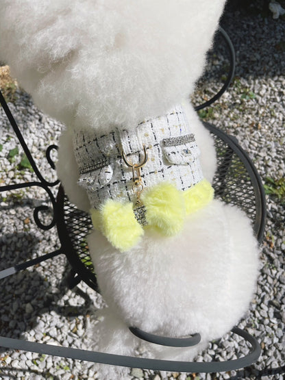 【Candy Series / 即納】Tweed Color Fur Wear Harness / ツイードカラーファーウェアハーネス