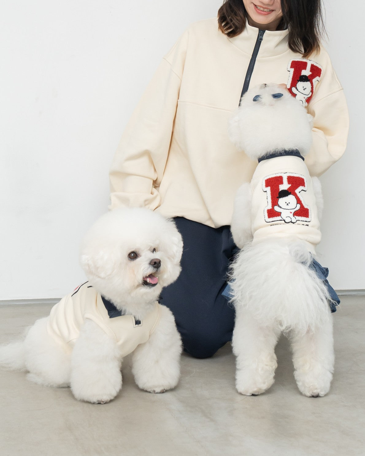 【即納】"King Of Dog" Half-Zip Pullover for Owner / 「King Of Dog」ハーフジッププルオーバー for Owner
