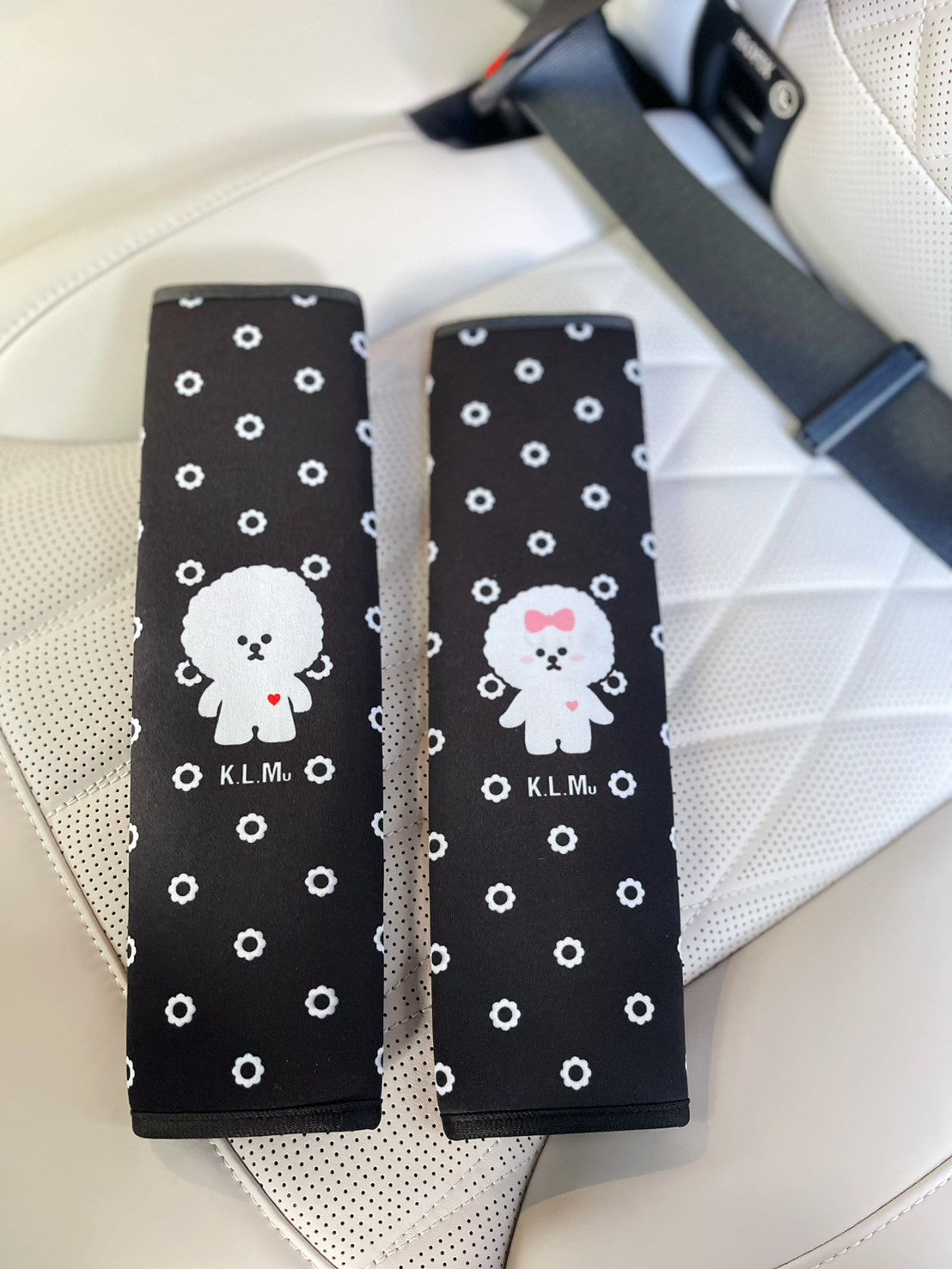 【予約商品】"KLMuCCo" Seat Belt Cover / 「くるむっ子」シートベルトカバー