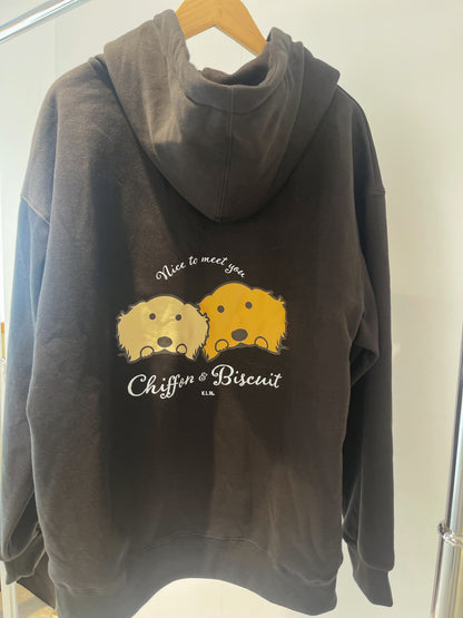 【予約商品】"KLMuCCo" Warm Zip-Up Hoodie / カスタム裏起毛ジップパーカー