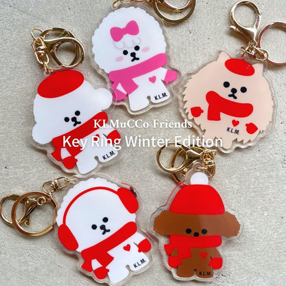 【即納】"KLMuCCo Friends" Key Ring Winter Edition / 冬季限定キーホルダー