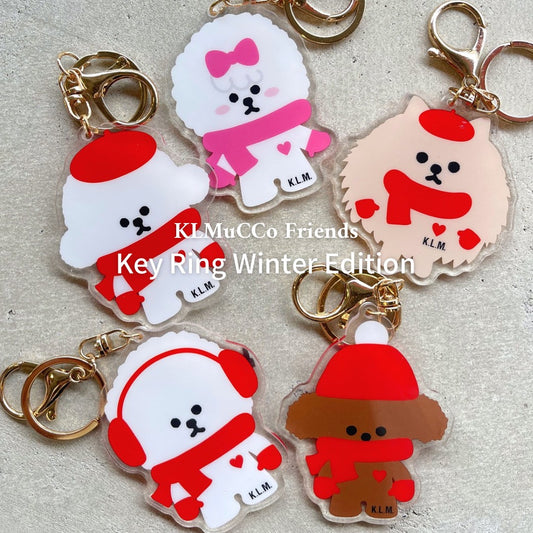 【即納】"KLMuCCo Friends" Key Ring Winter Edition / 冬季限定キーホルダー