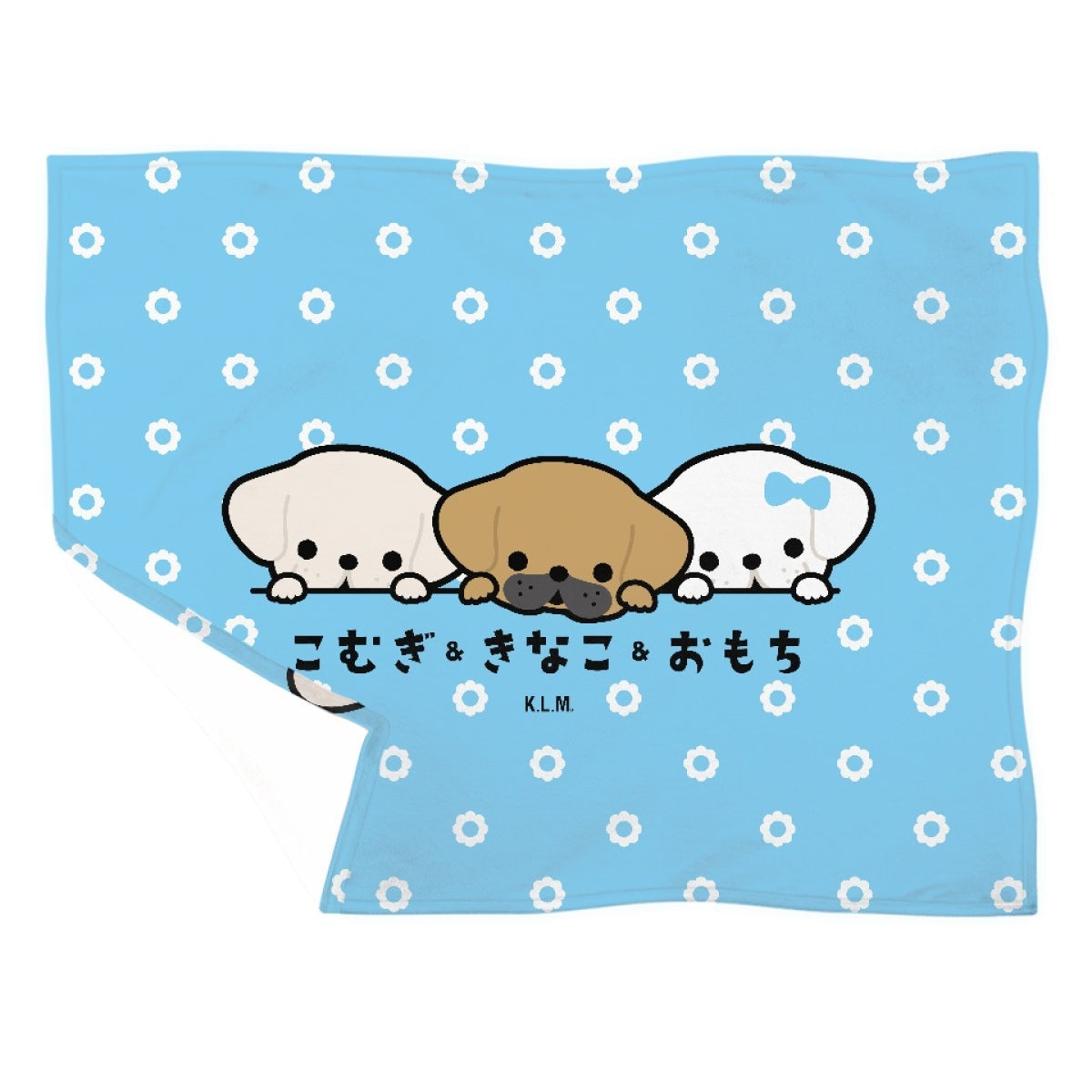 【予約商品】"KLMuCCo" Flower Blanket / 「くるむっ子」フラワーブランケット