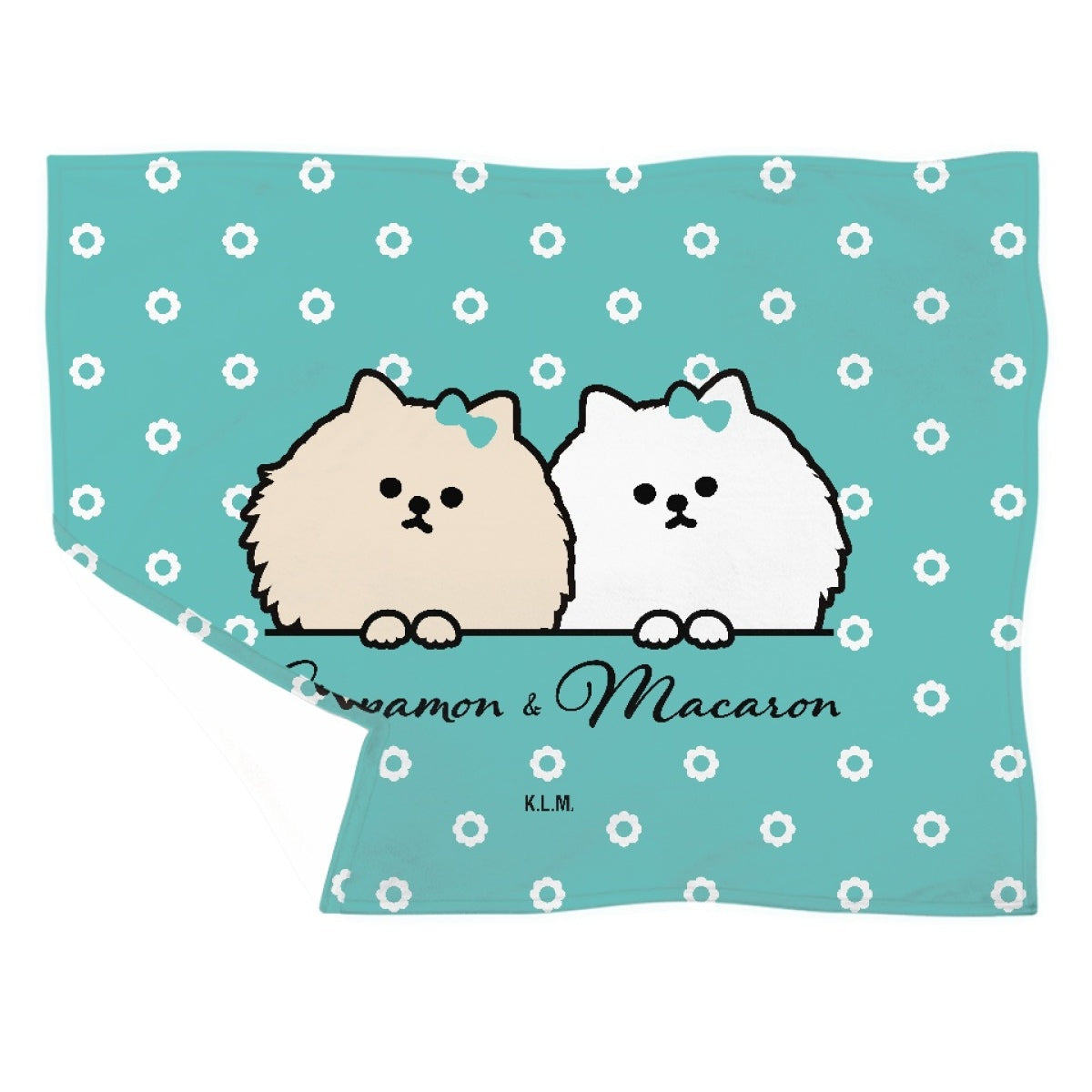 【予約商品】"KLMuCCo" Flower Blanket / 「くるむっ子」フラワーブランケット