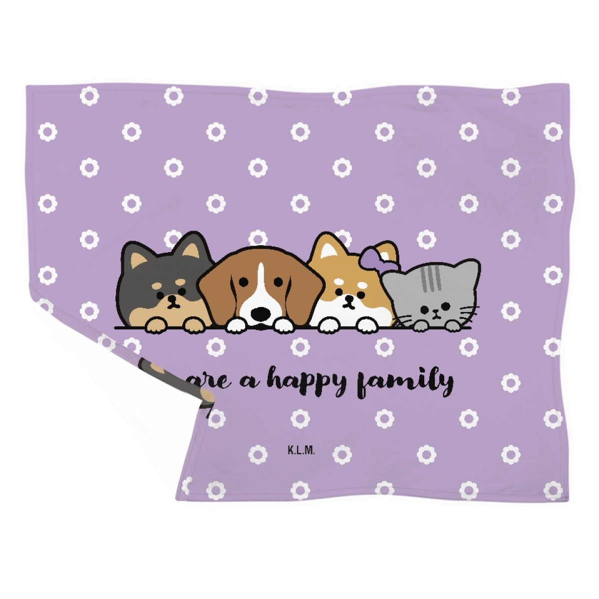 【予約商品】"KLMuCCo" Flower Blanket / 「くるむっ子」フラワーブランケット