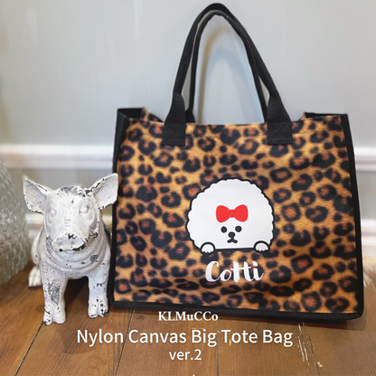 【 予約商品】"KLMuCCo" Nylon Canvas Tote Bag ver.2 / ナイロンキャンパストートバッグ ver.2