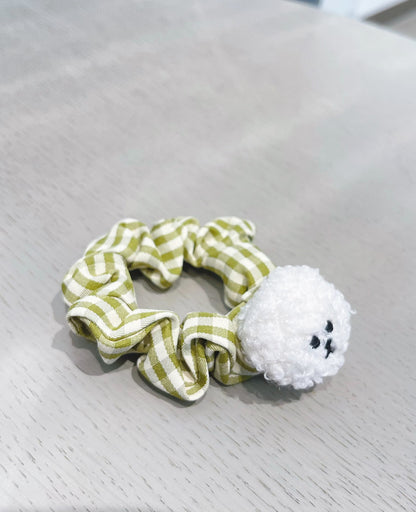 【即納】Mr. Klmu's Gingham Hair Tie / くるむくんギンガムミニシュシュ