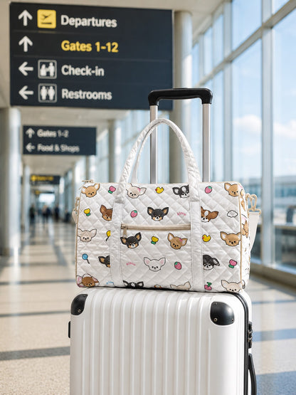 【予約商品】Random Face Quilting Travel Bag / ランダムフェイスキルティングトラベルバッグ