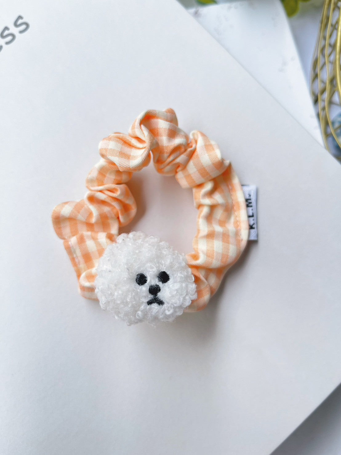 【即納】Mr. Klmu's Gingham Hair Tie / くるむくんギンガムミニシュシュ