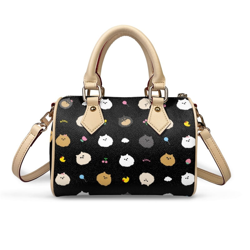 【 予約商品】"KLMuCCo" Random Face Mini Boston Bag / ランダムフェイスミニボストンバッグ