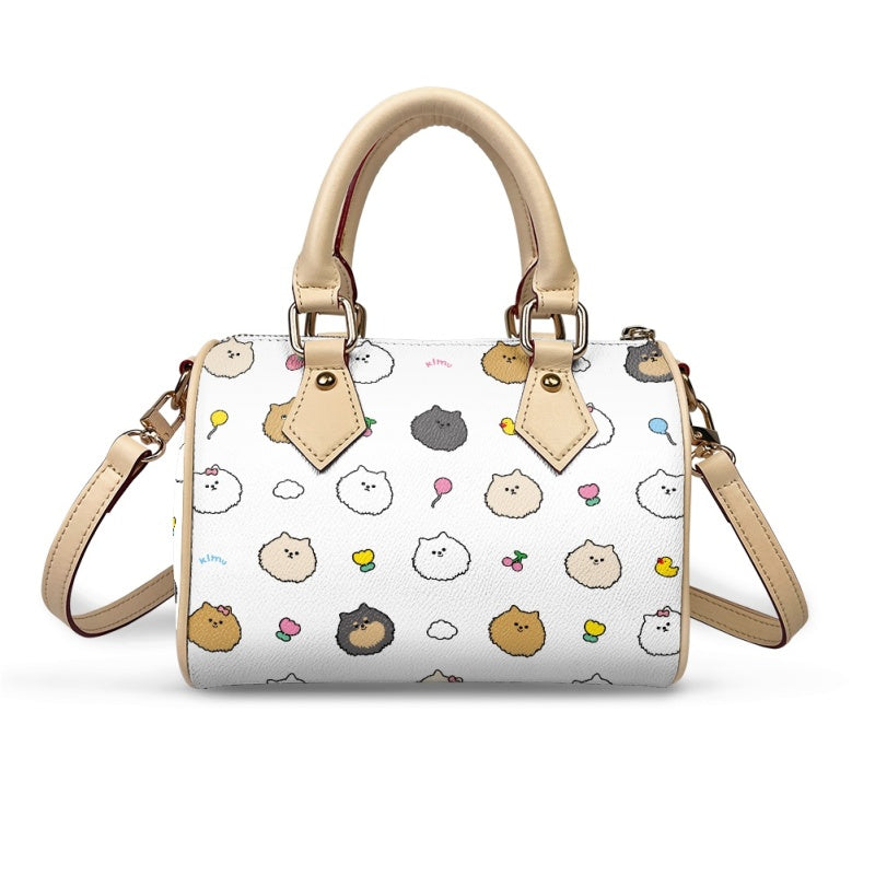 【 予約商品】"KLMuCCo" Random Face Mini Boston Bag / ランダムフェイスミニボストンバッグ