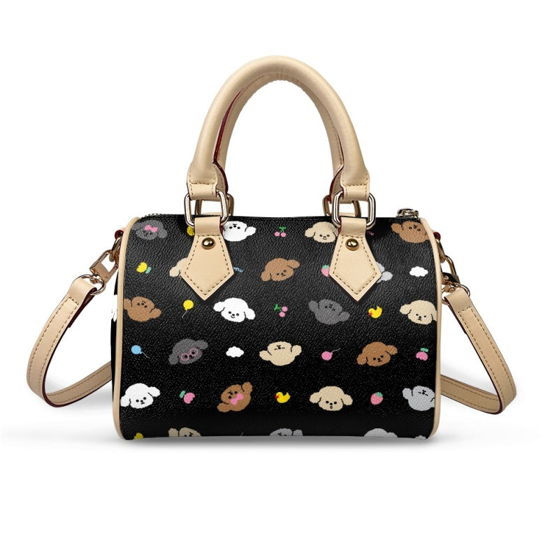 【 予約商品】"KLMuCCo" Random Face Mini Boston Bag / ランダムフェイスミニボストンバッグ