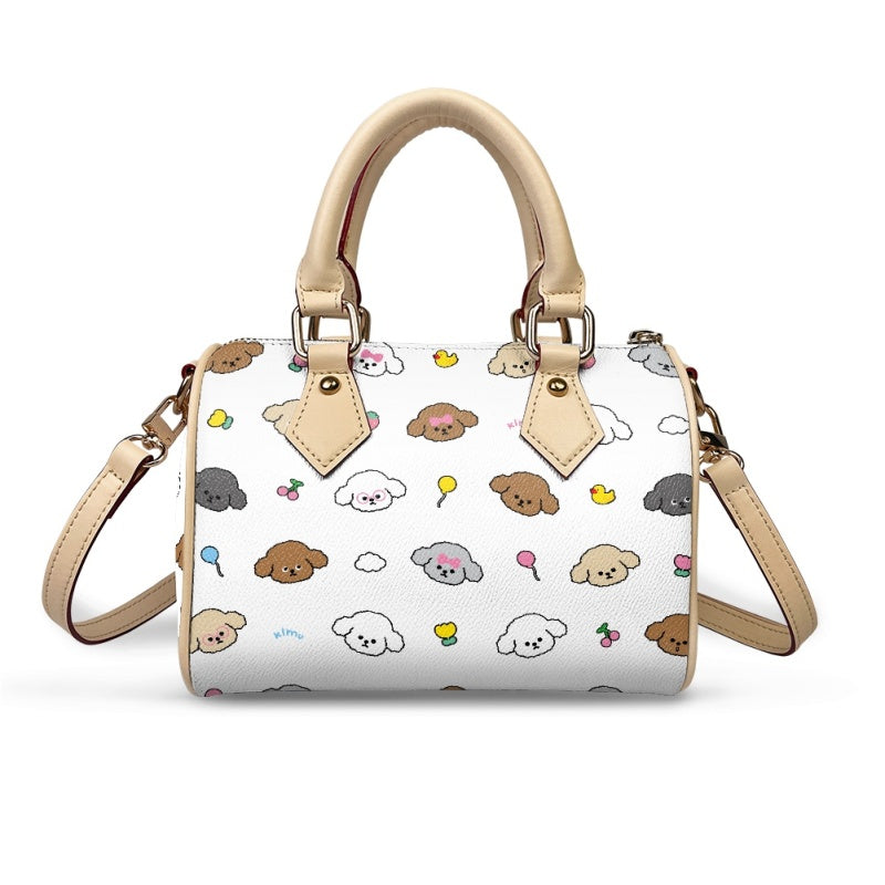 【 予約商品】"KLMuCCo" Random Face Mini Boston Bag / ランダムフェイスミニボストンバッグ