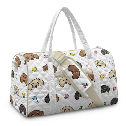 【予約商品】Random Face Quilting Travel Bag / ランダムフェイスキルティングトラベルバッグ