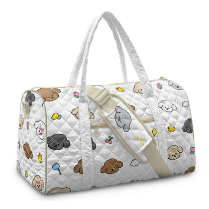 【予約商品】Random Face Quilting Travel Bag / ランダムフェイスキルティングトラベルバッグ
