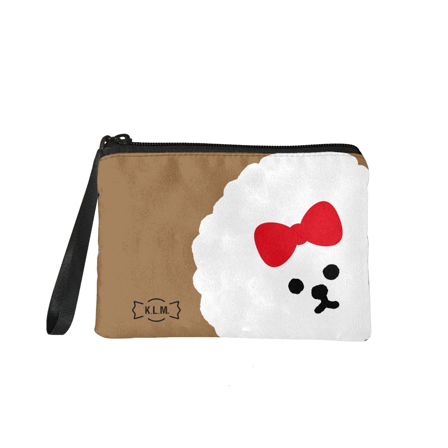 "Bichon Frise" Puff Pouch / 「ビションフリーゼ」パフポーチ