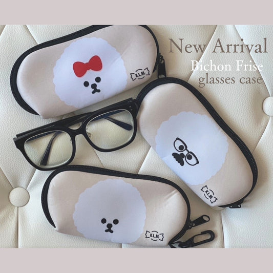 【In Stock】"Bichon Frise" Glasses Case / 「ビションフリーゼ」メガネケース