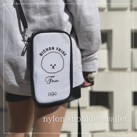 【Pre-Order】Nylon Shoulder Wallet for 1 dog /ショルダーウォレット（1頭用）